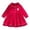 Red, variant on MIASHUI Girls Dress Set for Daily Casual Outdoor Style with Cardigan Notched Collar Elegant Party Wear Holiday Festive Season for Girls White,2-3 Years