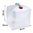 thumbnail image 3 of 2 Pack Collapsible Water Container, Outdoor Folding Water Bag, 3 of 5