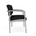 thumbnail image 4 of Lenox Steel Reception Waiting Room Bariatric Chair / Silver Steel / Black, 4 of 5