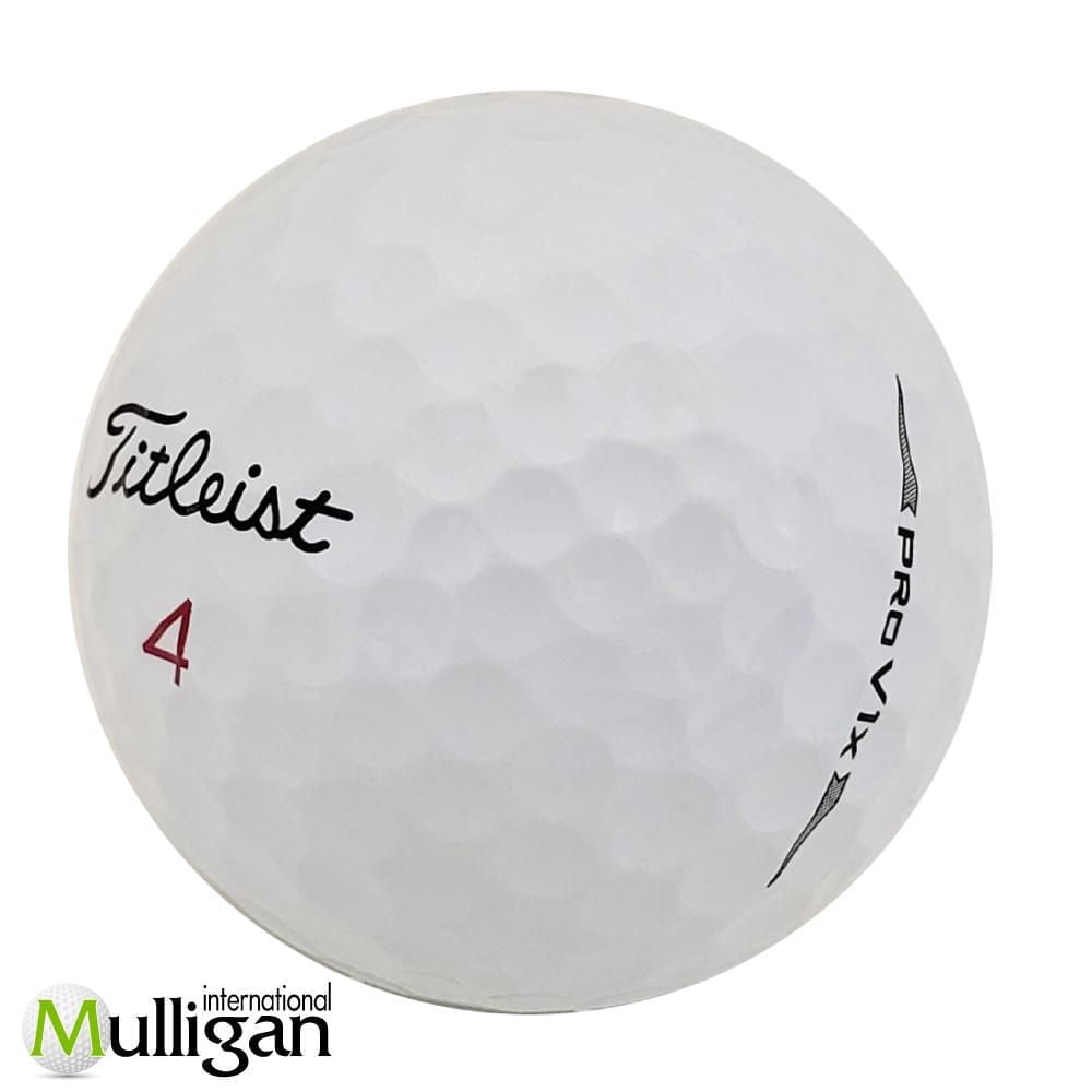 Mulligan - 96 balles de golf récupérées Titleist Pro V1x 2020 4A , Blanc