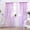 Purple PS, variant on ABPWLY Sheer Voile Window Curtain Panel Pastoral Style Light Filtering Decorative Room Divider Door Drape Washable Polyester Multiple Sizes 1pc