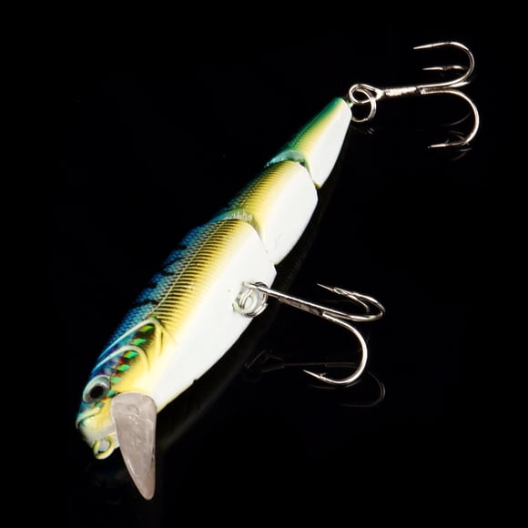 Multi Fishing Lure Crankbait Swimbait, Lifelike Soft Plastic Bait for Freshwater Saltwater, Fishing Crank Bait with Realistic Action for Big Fish