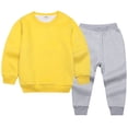 thumbnail image 1 of Boys Outfits Set - Active Two-Piece Sweatshirt and Sweatpants Jogger Pants Ensemble for Kids, 1 of 3