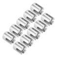 thumbnail image 1 of Stainless Steel  Cable Clamp, 10Pcs Fastener for Wire Fixing, Rustproof, Easy Installation, 1 of 8
