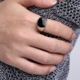 thumbnail image 1 of EGNMCR Rings Polished Copper Biker Men Signet Ring Black 9 Ring, 1 of 2