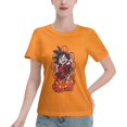 thumbnail image 1 of T-Shirt Basique à Manches Courtes pour Femmes Dragon Ball Little Goku, 1 of 6