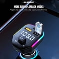 thumbnail image 3 of TIMIFIS Wireless Charging Bluetooth 5.0 Fm Transmitter for Car,Bluetooth Car Adapter with Usb Charging Car Charger Mp3 Player,Hands Calling Car Multimedia Player, 3 of 6