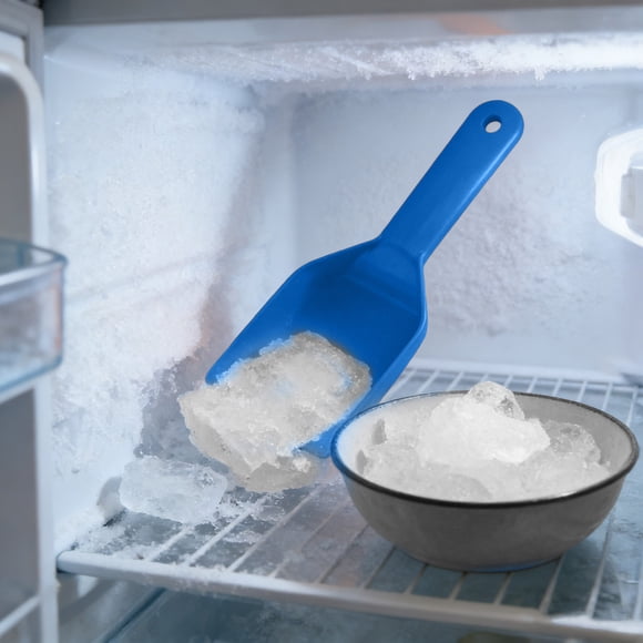 Thickened Plastic Ice Scraper for Freezer Defrosting, Multipurpose Kitchen Cleaning Shovel for Fridge, Ergonomic Handle, Easy to Store
