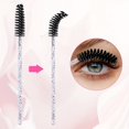 thumbnail image 2 of QJUHUNG 105pcs Disposable Mascara Wands & Eyebrow Spoolies - Crystal Eyelash Brushes with Colorful Handles  Nylon Bristles  ABS Plastic Rods  Perfect for Eyelash Extensions & Makeup Appli, 2 of 6