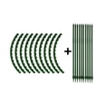 thumbnail image 1 of 10Pcs Plastic Arcuated Diy Plant Support Garden Climbing- Cage Tomato Plant Support, 1 of 9