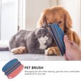 thumbnail image 2 of Milisten 2Pcs Pet Brush for Dog and Cat Hair Removing with ABS Bristles and Massaging Comfort, 2 of 5