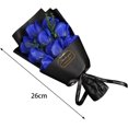 thumbnail image 3 of Romantic Rose Blossom Gift Box - Timeless Floral Surprise For Loved Ones, Champagne,Blue, 3 of 7