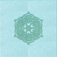 thumbnail image 1 of Ahgly Company Tapis d'Intérieur Lavable en Machine Carré Turquoise Moyen Vert, 6 Pieds Carré, 1 of 7