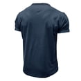 thumbnail image 4 of Besolor T-Shirts d'Été Décontractés pour Hommes à Col Rond, Manches Courtes, Coupe Ample, Évacuation de l'Humidité, Gym, Entraînement, Hauts Athlétiques, 4 of 4