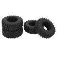 thumbnail image 3 of RC Crawler Tires, Rubber 4PCS Wear  RC Tyre Soft  For RC Car Parts For SCX24 1/24 RC Cars, 3 of 8