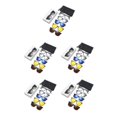 thumbnail image 3 of Transemion 5piece Magnetic Clip On Glasses Stable Fixation Dual-purpose For Eyeglasses And Smooth Line PC Frame Type 2 5Set, 3 of 6