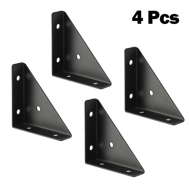 MYG 4 Pcs Supports d'Angle d'Angle en Fer Lourd Protecteur Support d'Angle Droit