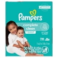 thumbnail image 3 of Pampers Complete Clean Baby Wipes - Fragrance Free 10X Pop-Top Packs 720 Count, 3 of 13