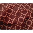 thumbnail image 4 of oneOone Silk Tabby Fabric Quatrefoil Block Print Sewing Fabric BTY 42 Inch Wide, 4 of 4