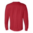 thumbnail image 2 of Gildan T-Shirt à Manches Longues DryBlend pour Hommes, P, Rouge, 2 of 2