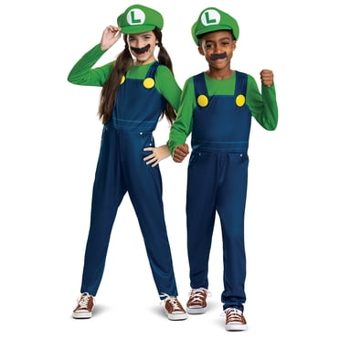 Child Boy's Super Mario Bros. 'Luigi' Classic Costume