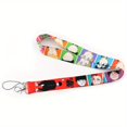 thumbnail image 3 of Anime Neck Strap Lanyards Keychain ID Card Pass Hang Rope Lariat Lanyard Key Chain Key Ring Badge Holder, 3 of 5