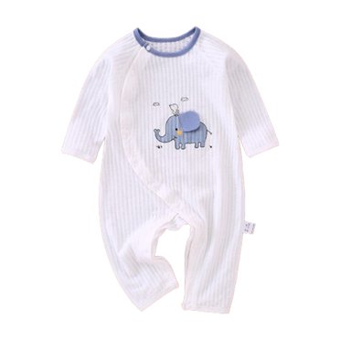 WRKEKC Baby Girls Romper, Baby Boys Jumpsuit, Newborn Summer Boneless Cute Print Round Neck Short Sleeve Breathable Jumpsuit