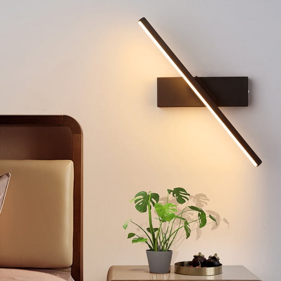 DVKPTBK LED Wall Sconces 6W Reading Lights 3 Color Temperatures Black