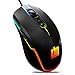 thumbnail image 3 of Deco Gear Souris de Jeu Filaire / DPI Réglable 800-5000 / Souris Optique Haute Précision / Ergonomique pour Toutes les Poignées de Jeu / 11 Modes Rétroéclairés RVB / 6 Boutons, 3 of 4