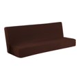 thumbnail image 2 of CHOK 2024 Folding Sofa Cover Solid Color Futon Slipcover Polyester Elastic Fabric All Inclusive Cover Sofa Covers Sofa Accessories Home Textiles Daily Supplies (Multi-color) for Living ro, 2 of 8