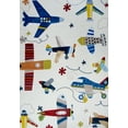 thumbnail image 2 of Rug Branch Kids Airplane Soft Playmat Indoor Area Rug, 2 of 8