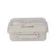 thumbnail image 1 of Dvkptbk Bento Lunch Box for Kids - Large Bento-Style Leakproof Bento Boxes with 4 Compartments Lunchbox with Silverware for Kids Backs To School, Reusable Meal And Snack Containers,Macaron, 1 of 1