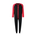 thumbnail image 2 of Wangsaura Men One-piece Pajama, Long Sleeve Nightdress, 2 of 9