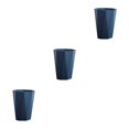 thumbnail image 1 of relayinert Versatile Trash Can For Bedroom - Neat Look All Home Decoration Matchable Dark Blue L 3Set, 1 of 6