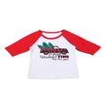 thumbnail image 1 of Parent-Child Christmas T-Shirts Fall Tops Long Sleeve Loose Blouse, 1 of 6