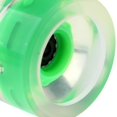 thumbnail image 4 of koolsoo 4pcs 70mm Replacement Wheels for Longboard Skateboard Cruiser LIGHT UP Green, 4 of 9