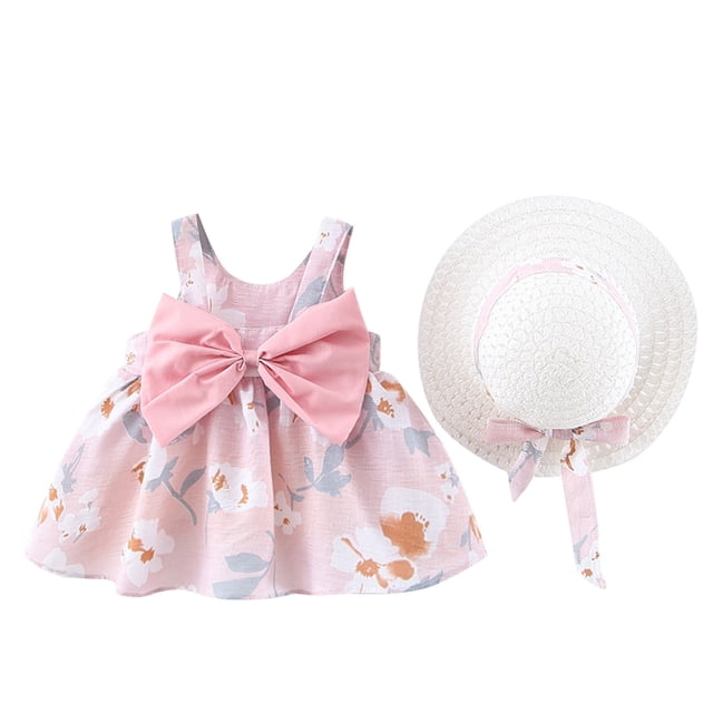 Robe pour Fillette, Robe Mignonne à Motif de Dessin Animé, Robe d'Anniversaire pour Filles, Robe Chic, Tenue pour Bébé Fille 2-3 Ans