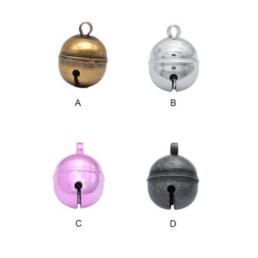 stanreset Dog Bell Brass Multicolored Charm Necklace Puppy Decoration Tags Cats Accessories Exquisite Elegant Cat Bells Bright Silver