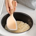 thumbnail image 2 of Binwennn Grand Ensemble de Table à Manger Ronde pour 4, Ensemble de Table de Cuisine Ronde Moderne, Table à Manger, Tapis Alimentaire, Poignée en Bois en Silicone de Qualité Alimentaire, Cuillère à Riz Résistante à la Chaleur Antiadhésive, Cuillère de Service pour Riz, Ménage, Riz, 2 of 3