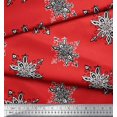 thumbnail image 3 of Soimoi Modal Satin Fabric Floral Block Decor Fabric Printed Yard 42 Inch Wide, 3 of 3