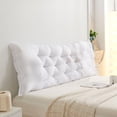 thumbnail image 2 of Bedside Cushion Bedroom Cushion Bed Back Tatami Soft Package Bed Sofa - Soft Support, Versatile Use, Removable Cover, Durable Material, for Bed, Sofa, or Tatami, 2 of 7