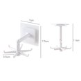 thumbnail image 2 of Vaidha Kitchen Gadgets Accessories Bath Hook Wall Mounted 360鎺?Rotating Coat Hanger, 2 of 2