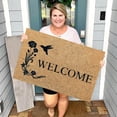 thumbnail image 4 of Oliegs Heated Blanket Spring Welcome Doormat Non Slip Mat Gift Mat Funny Home Decor Mats For In Door Entrance Door Mat Welcome Mat For Indoor Outdoor Rug And Mat Decor Home For Season Chocolate, 4 of 5