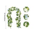 thumbnail image 3 of EGNMCR Home Decor, Room Decor, Wall Decor Artificial Peony Vines Christmas Greenerys Wedding Photography Prop Home Dining Table Decor Artificial Rattan Plasti c Peony Rattans, 3 of 8