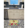 thumbnail image 3 of Carolines Treasures BB6072RUG Easter Eggs Brittany Spaniel Machine Washable Memory Foam Mat, 3 of 4