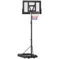thumbnail image 1 of Soozier 7.5-10ft Portable Basketball Hoop with Wheels and 43" Backboard, 1 of 10