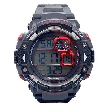 Montre numérique multifonction Discovery pour hommes