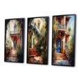 thumbnail image 3 of Designart "Country Cottage Entry Rustic Charm II" Farm Framed Wall Art Set Of 3 - White Country Frame Canvas Set For Living Room Decor, 3 of 6