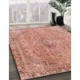 thumbnail image 2 of Ahgly Company Indoor Rectangle Abstract Light Salmon Rose Pink Abstract Area Rugs, 7' x 9', 2 of 6