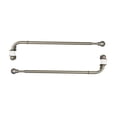 thumbnail image 1 of Versailles' Adjustable Ball Finial Swing Arm Rod Set 14in - 24in, 1 of 5